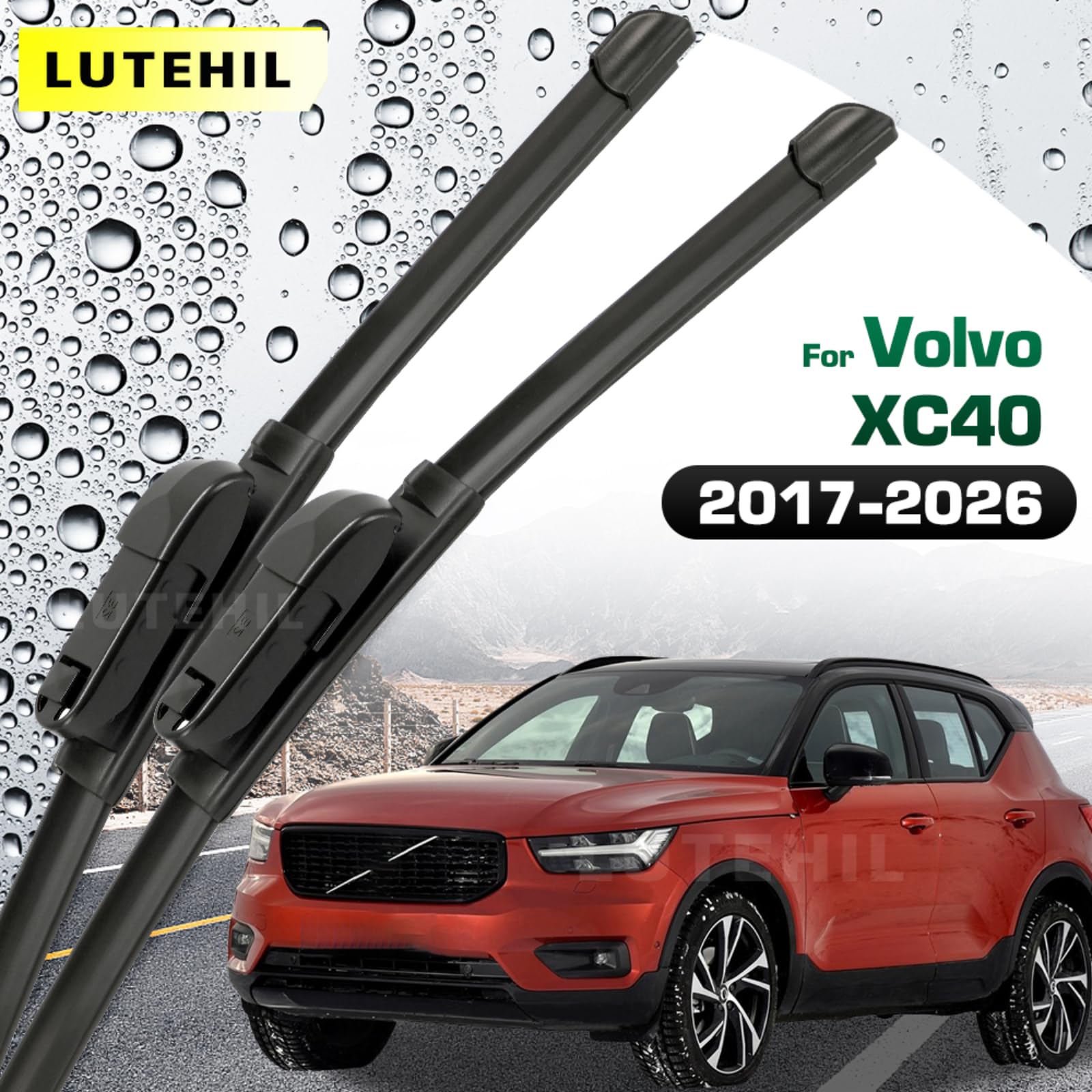 Amazon | シリコンワイパー 車種専用 ボルボ XC40 2017年～2026年 対応